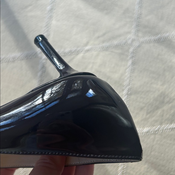 Jimmy Choo Dark Brown Patent Heels - Picture 8 of 8